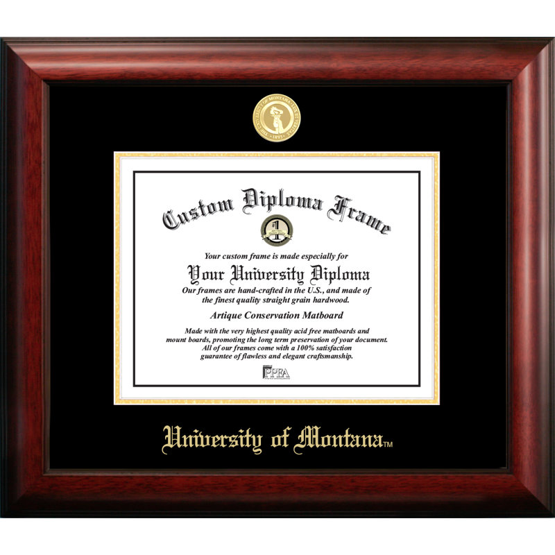 Cadre photo en relief University of Montana