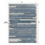 Tapis crème / bleu marine à rayures berbères Baumgardner-582425135