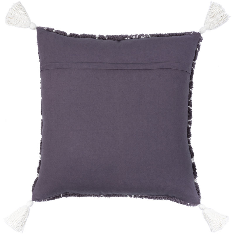Braith 22'' Gray and Cream Geometric Pillow Cover