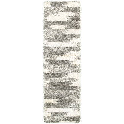 Tapis ivoire / gris Angiens