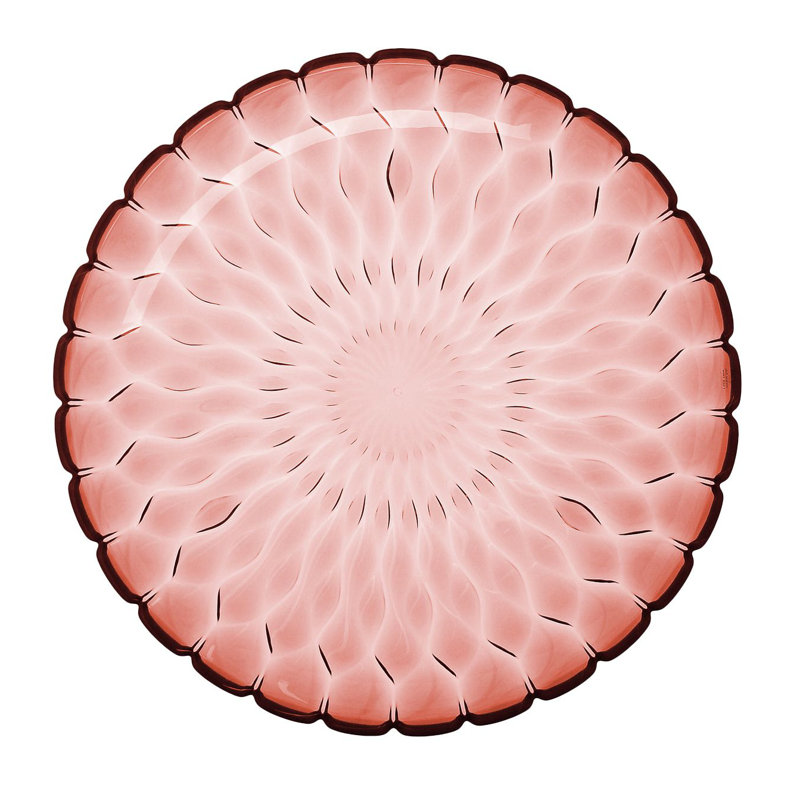 Jelly Acrylic Dinner Plate, Pink