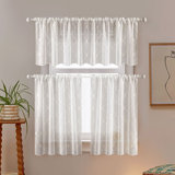 Knarr Polyester Semi Sheer Curtain Pair