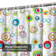 Seamless Abstract Beautiful Beauty Blue Shower Curtain with 12 Hooks-1101556008
