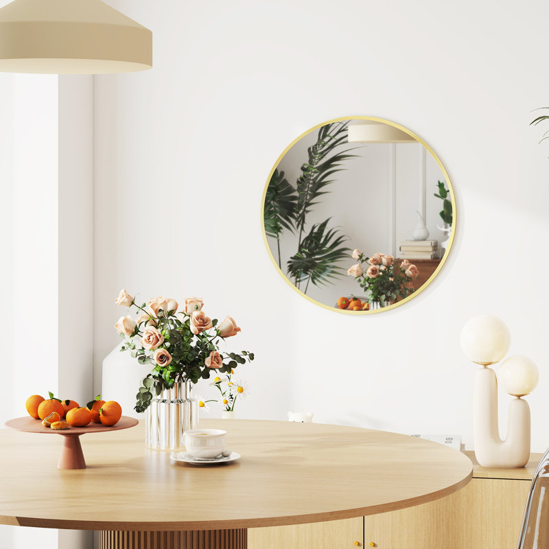 Aluminium Round Mirror