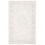 Tapis oriental ivoire / gris touffeté à la main Arcie Owen-1601634285