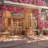 The 3-piece Vitality Mosaic Pattern All-season Patio Bistro Sets with Table & 2 Chairs