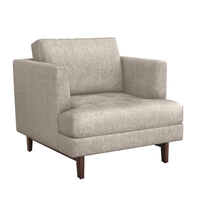Fauteuil club l 35 po Ayler, Noyers, Bungalow chenille