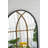 Arched Mirror With Black And Gold Windowpane Design-1243035120