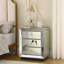 Mobilier de chambre à coucher en miroir Flash Silver