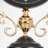 67.72"High-end European-style household white floor-standing clock pendant clock piece