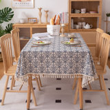 Dissay Rectangle Floral Tablecloth