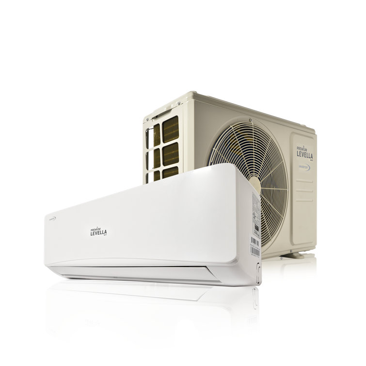 Premium Levella 18000 BTU Mini Split Heating and Cooling, hi efficiency, Wifi connection