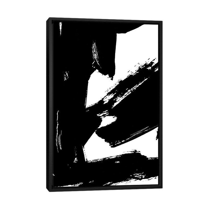 «Dynamic Expression I», impression sur toile, H 26 po x l 18 po x P 1,5 po, Toile avec cadre noir, Pas de tapis