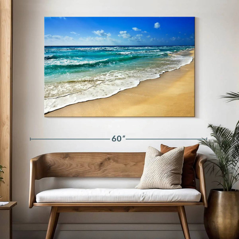 Ravi Cancun Beach II, 34" H x 51" W