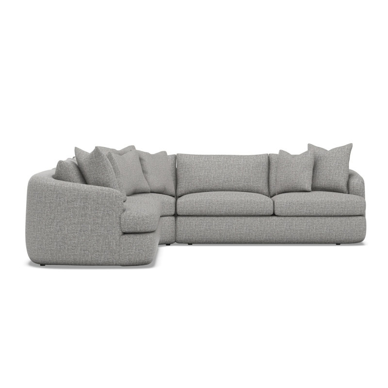 Jules Fabric 3 Pc Sectional, 1697-011