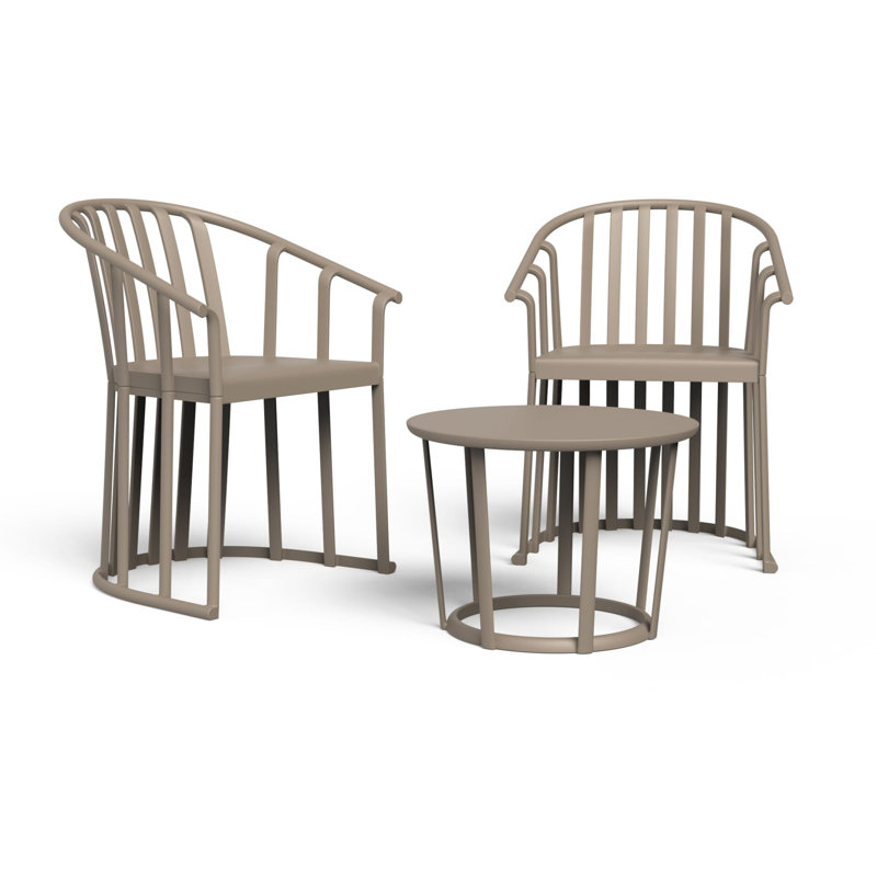 Raff 2 - Person Patio Conversation Set, Sand