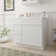 36" W Birch Plywood Freestanding Single Base 2 Drawers Storage Cabinet with Soft Close Door
