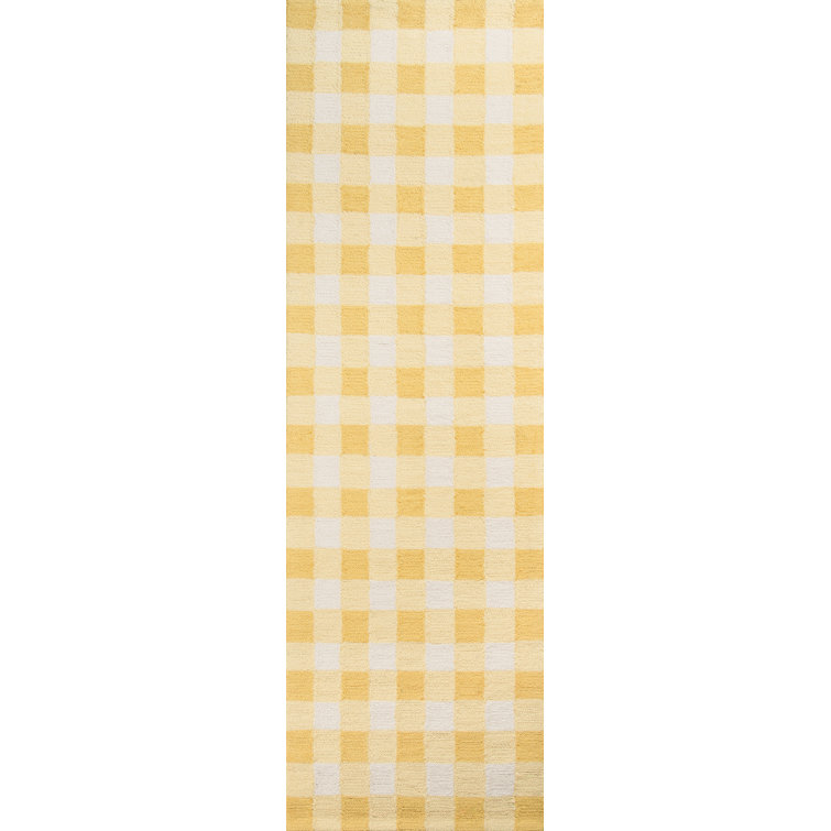 Zager Hand Hooked Plaid Indoor Rug