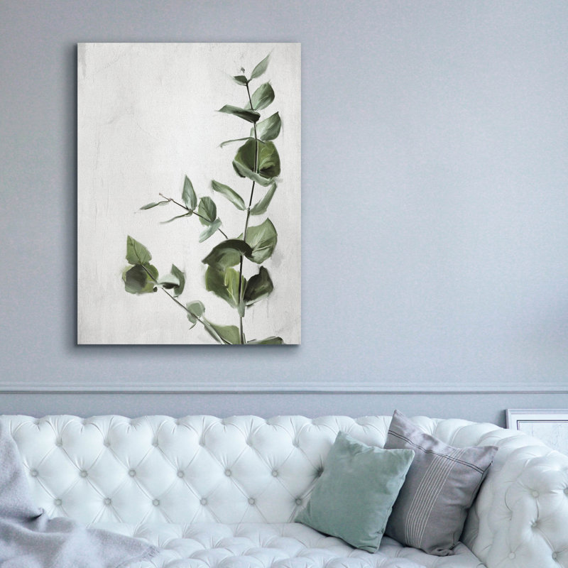 «Eucalyptus» par Svetlana Aleynikova, art mural sur toile, H 54 po x l 40 po