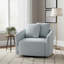 Chaise longue de grande valeur et exquise en velours de bleuet