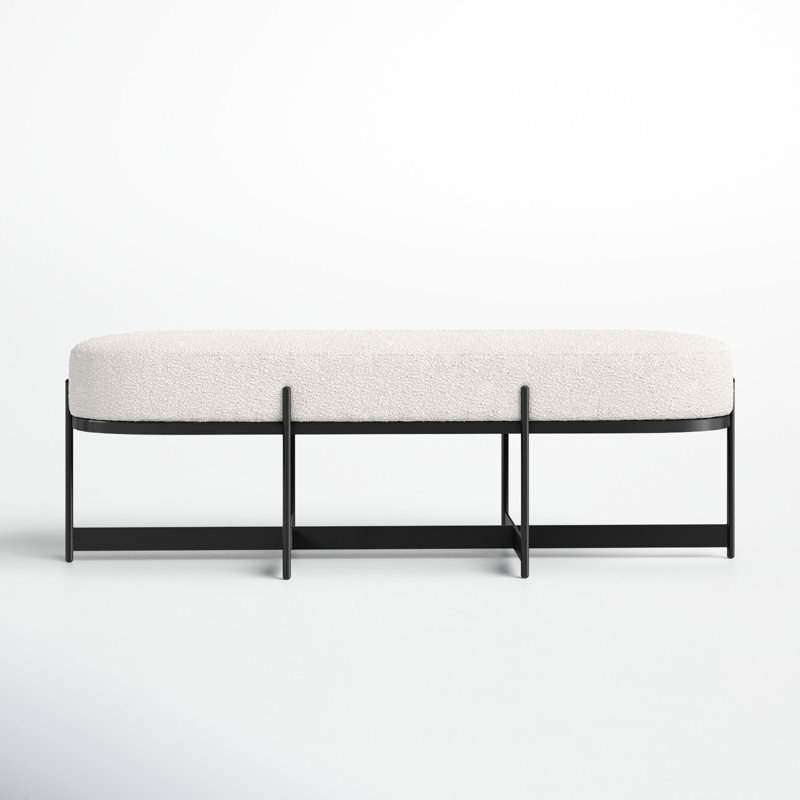 Jinny Polyester Upholstered Bench