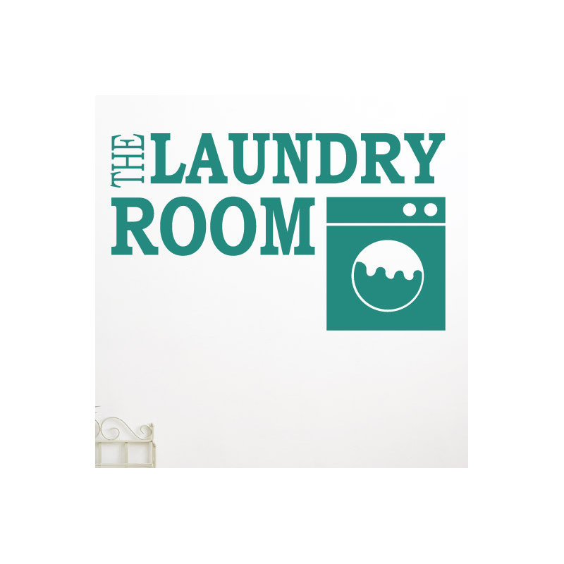 Non-Wall Damaging Wall Decal, Medium, Aqua Green