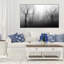 « misty trees », reproduction de photo sur toile tendue-29334739