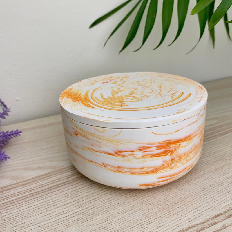 Storage Pot, Orange