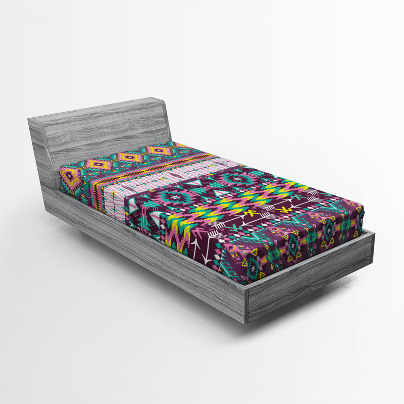 Drap-housse tribal ikat, Drap-housse simple TG