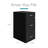 Maegan 3 Drawer Letter Width Vertical Home and Small Office Premiere File Cabinet with Pencil Drawer-1919072045
