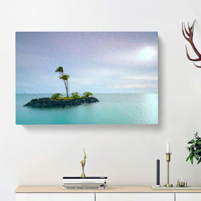 Kahala Beach Island In Honolulu Hawaii - Wrapped Canvas