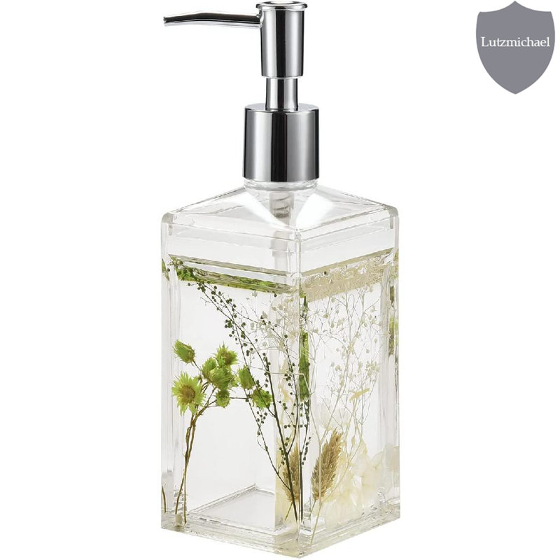Laline Acrylic and Plastic Bathroom Accessory Set Bathroom Tray Tumbler