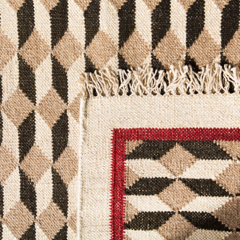 Ralph Lauren Tumbling Water Wool Geometric Rug, Rectangle 9' x 12'