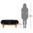 Arrondissement Upholstered Bench