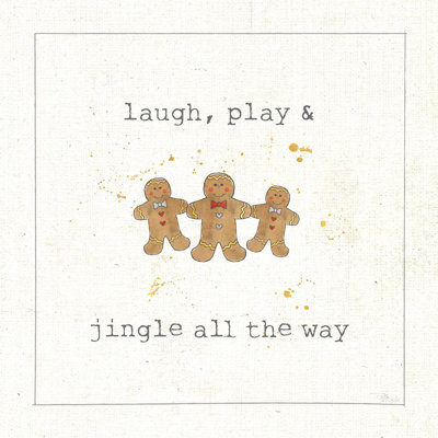 Christmas Cuties VI - No Border 1 Piece Wrapped Canvas Wall Art
