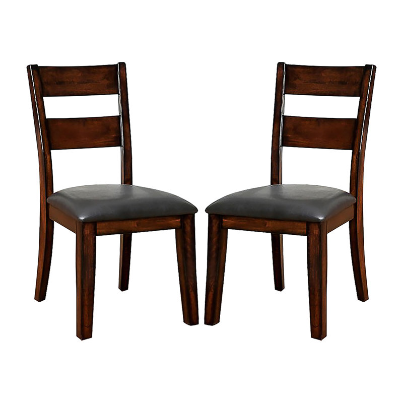 Ensemble de chaises d'appoint rembourrées en similicuir