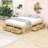 Wooden Platform Bed with 6 Drawers-212478041-212478045
