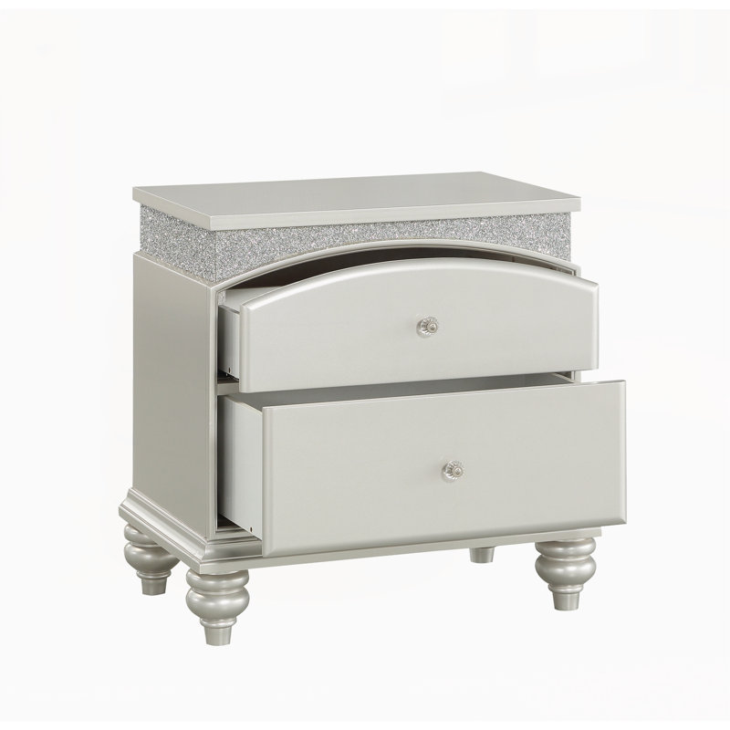Table de chevet moderne avec tiroirs