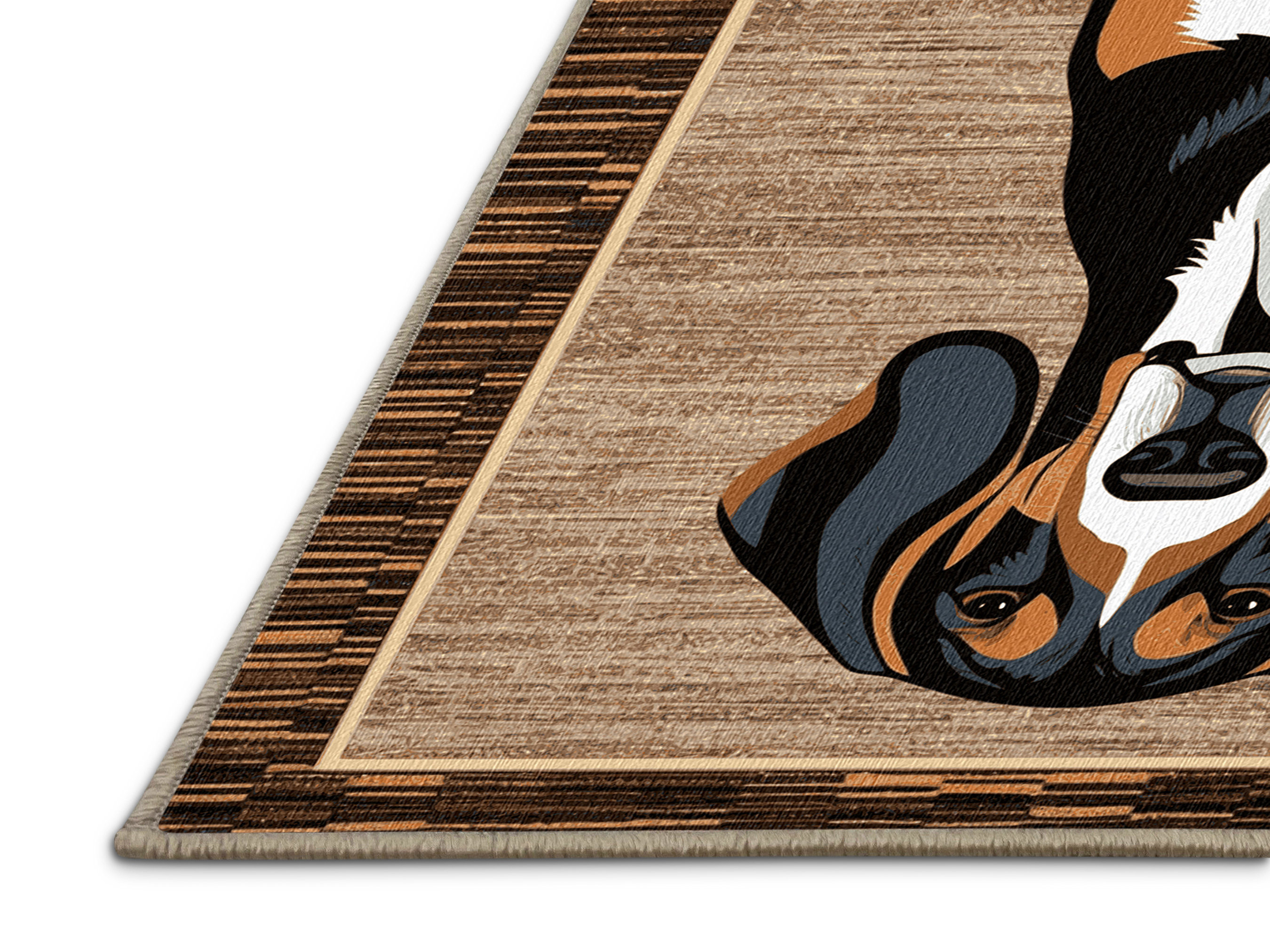 Red Barrel Studio® Washable American Foxhound Dogs Area Rug | Wayfair
