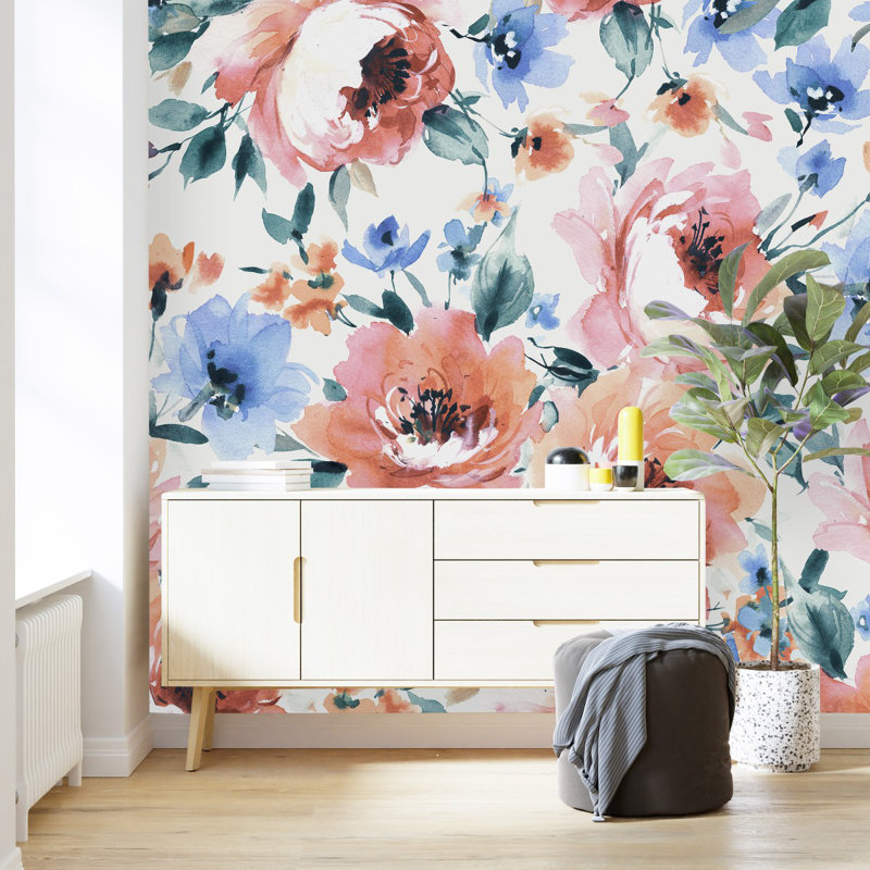 Peel & Stick Wall Mural, 10.42' W x 10.42' L