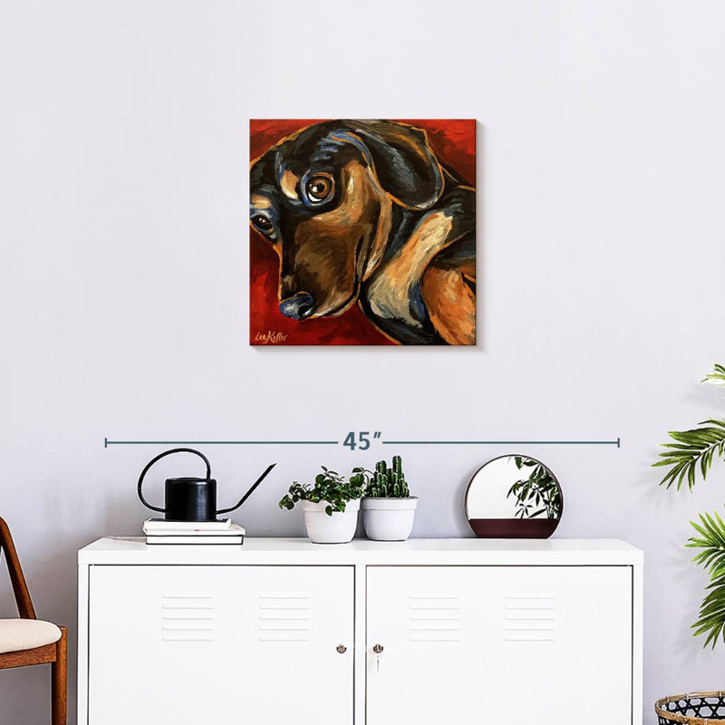 Brampt Dachshund Expressive, 20'' H x 20'' W