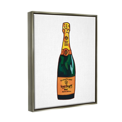 " Classy Champagne Wine Bottle Kitchen Bar Beverage " by Amelia Noyes