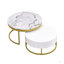 Table basse gigogne moderne avec tiroirs Modern
