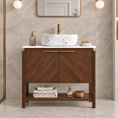 Meuble-lavabo autoportant Linea