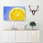 Lemon Slice Painting - Wrapped Canvas-56656194