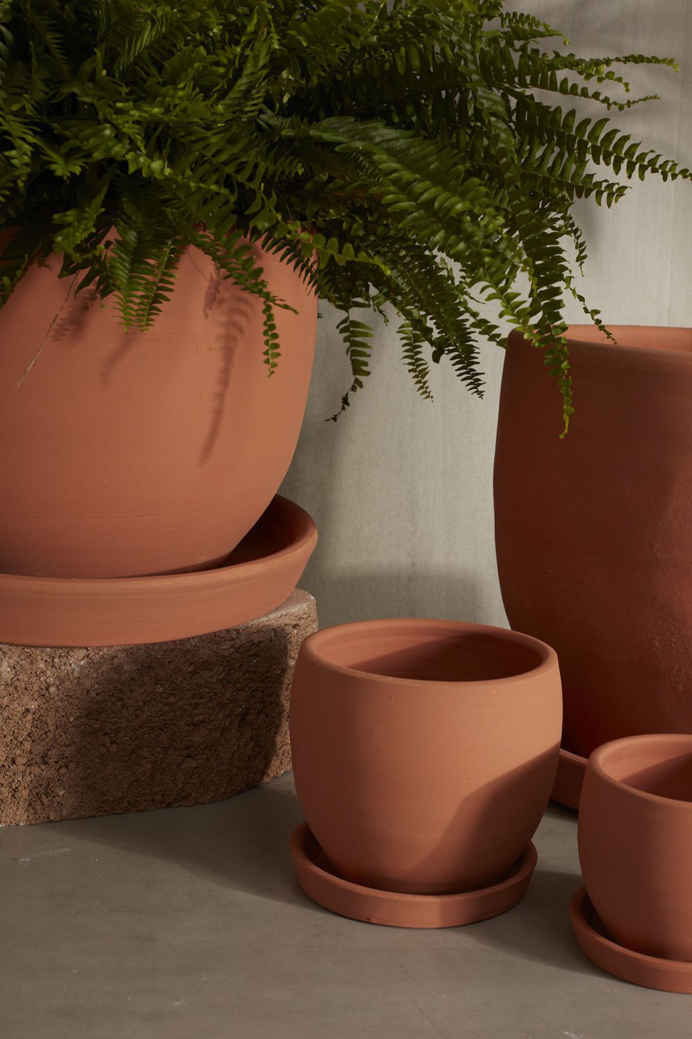 Elisabeth Handmade Ceramic Pot Planter, 6.5" H x 6.25" W x 6.25" D