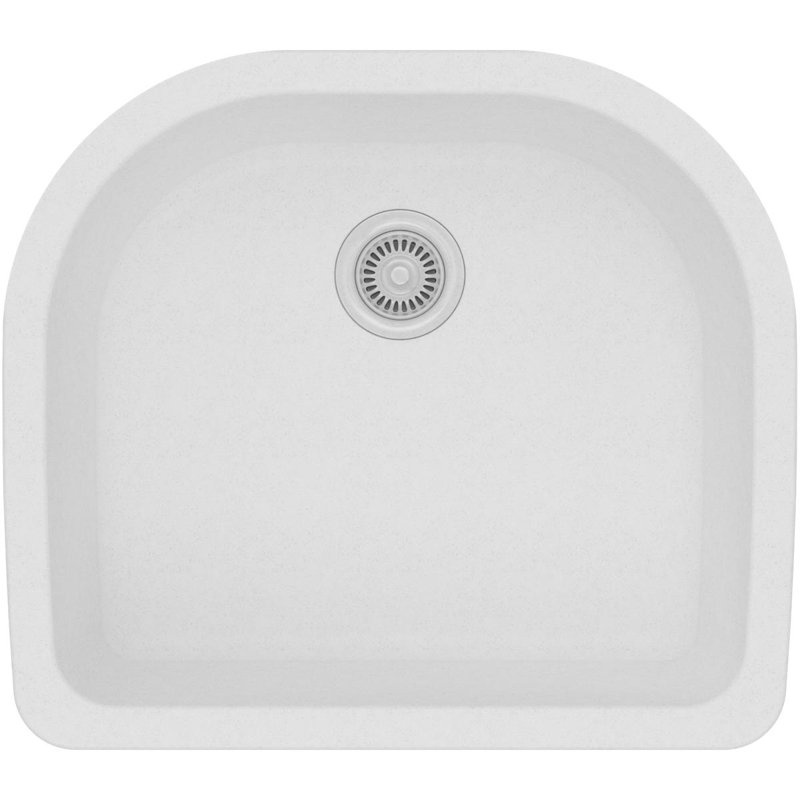 Quartz Classic 25" L x 22" W Undermount Kitchen Sink, White