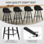 Askern Upholstered and Velvet Bar Stool with Iron Frame-2030083088-2102477746