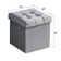 Upholstered Storage Ottoman