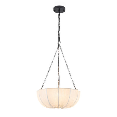 4 - Light Dimmable Bowl Chandelier